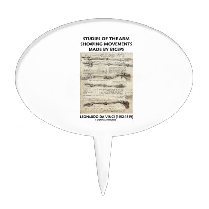 da Vinci Studies Of The Arm Movements By Biceps Cake Pick