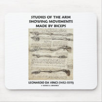 da Vinci Studies Of The Arm Movements By Biceps Mouse Pad