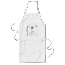 Da Vinci Vitruvian Man aprons