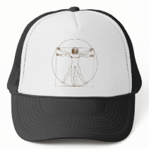 Da Vinci Vitruvian Man Hat