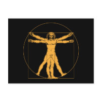 Da Vinci Vitruvian Man Postcard