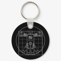 Da Vinci Vitruvian Robot keychains by strk3 Da Vinci Vitruvian Robot keychains