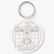 Da Vinci Vitruvian Robot keychains by strk3 Da Vinci Vitruvian Robot keychains