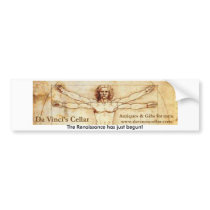 Da Vincis Cellar Bumper Sticker bumper stickers by davinciscellar Da Vincis Cellar Bumper Sticker bumper stickers