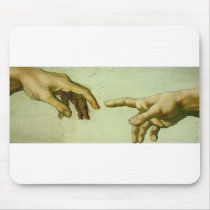 Da Vinci's Creation of Adam Mouse Pad