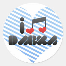 Dabka Round Sticker
