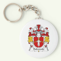 Dabrowski Family Crest Keychain