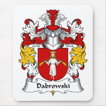 Dabrowski Family Crest Mousepad