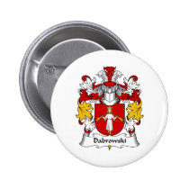 Dabrowski Family Crest Button