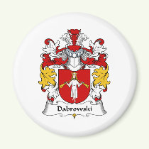 Dabrowski Family Crest Magnet