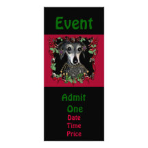 Dachshound Weiner Dog Customized Rack Card