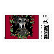 Dachshound Weiner Dog Postage Stamp