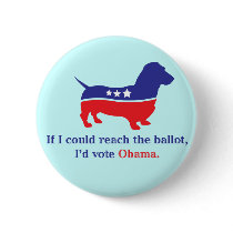 Dachshund 4 Obama buttons by jamierushad Dachshund 4 Obama buttons