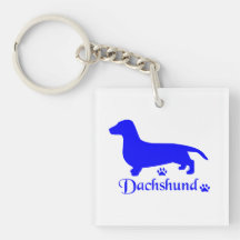 DACHSHUND ACRYLIC KEY CHAINS