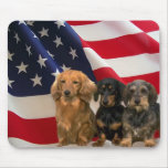 Dachshund America Mousepad