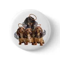 Dachshund angels buttons by friskybiz Dachshund angels buttons