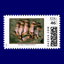 Dachshund attitudes stamps