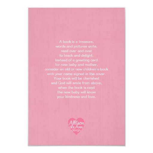 Dachshund Baby Shower Girl Invitation