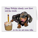 Dachshund Birthday  Card
