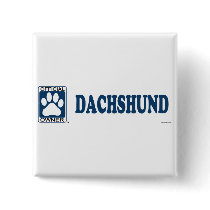 Dachshund Blue buttons