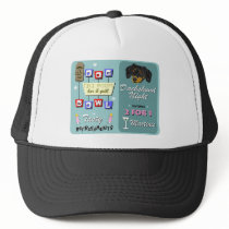 Dachshund Bowling Tiki Night Hat
