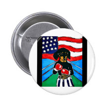 Dachshund Boxer Pin