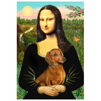 Dachshund (brown1) - Mona Lisa shirt