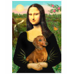 Dachshund (brown1) - Mona Lisa Tee Shirt