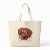 Dachshund (Brown) Busting Out bags