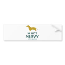 Dachshund bumper stickers by Pawdboy Dachshund bumper stickers