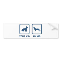 Dachshund bumper stickers by Pawdboy Dachshund bumper stickers