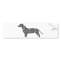 Dachshund bumper stickers by Pawdboy Dachshund bumper stickers