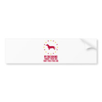 Dachshund bumper stickers by Pawdboy Dachshund bumper stickers