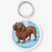 Dachshund Cartoon keychains by cartoondogs Dachshund Cartoon keychains