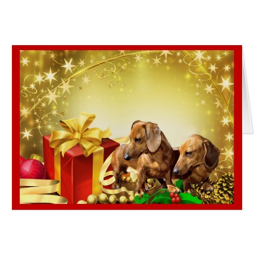 dachshund christmas card gifts zazzle dachshund christmas card gifts zazzle