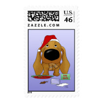 Dachshund Christmas postage by NothinButtDogs Dachshund Christmas postage