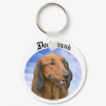 Dachshund Clouds Keychain