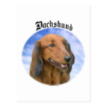 Dachshund Clouds Post Card