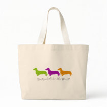 Dachshund Color My World bags