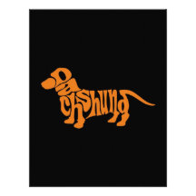 Dachshund Custom Letterhead