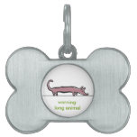dachshund - customizable pet id tag