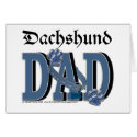 Dachshund Dad card
