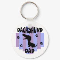 Dachshund Dad Keychain by NothinButtDogs Dachshund Dad Keychain