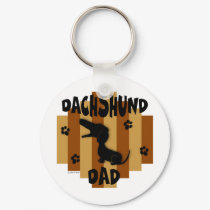 Dachshund Dad Keychain by NothinButtDogs Dachshund Dad Keychain