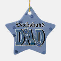 Dachshund DAD Ornaments