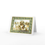 Dachshund Dog Blank Christmas Card