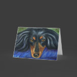 Dachshund Dog Breed Art - Hallie Cards
