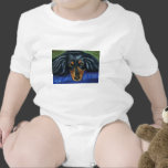 Dachshund Dog Breed Art - Hallie T-shirts
