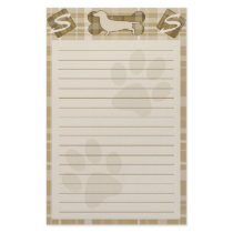 Dachshund Dog Breed Stationery