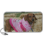 Dachshund dog laptop speakers